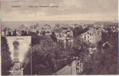 14226 Ak Barmen Villen vom Toelleturm gesehen um 1920