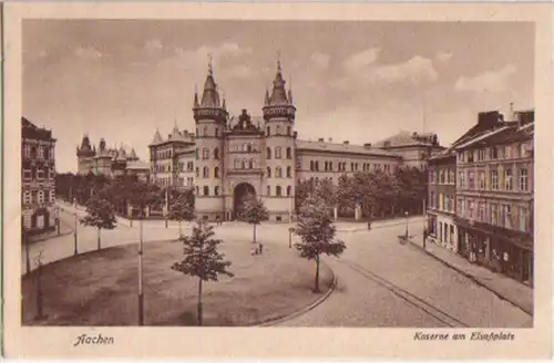 14222 Ak Aix-la-Chapelle à la place Alsace vers 1920