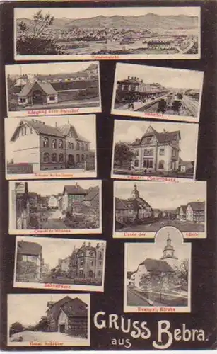 14209 Feldpost Mehrbild Ak Gruß aus Bebra 1915