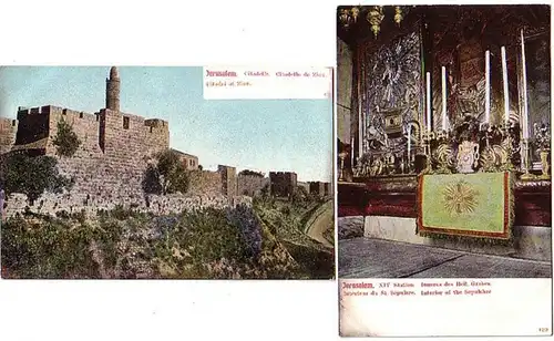 14185/2 Ak Jérusalem et Cidadelle vers 1910