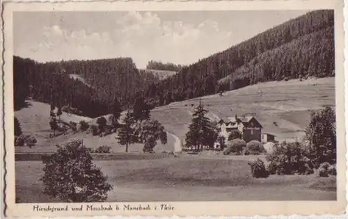 14181 Ak Hirschgrund et Moosbach en Thuringe 1935