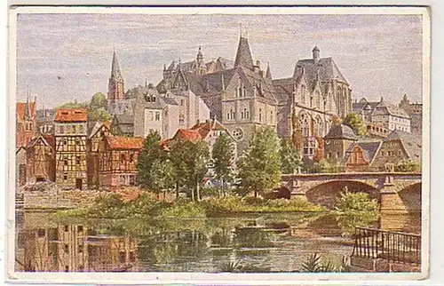 14176 Ak Marburg Lahn Universität mit Schloß um 1928