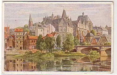 14176 Ak Marburg Lahn Université avec château vers 1928