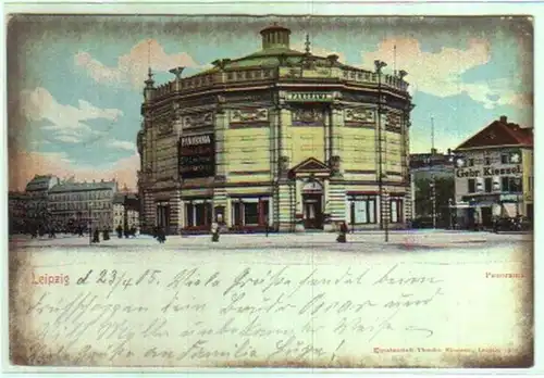 14146 Ak Leipzig Panorama Restaurant 1905
