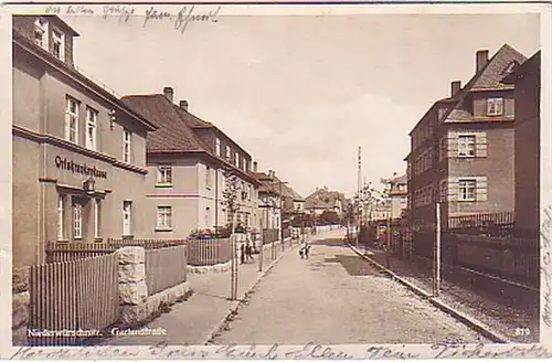 14128 Ak Niederwürschnitz Gartenstrasse 1930