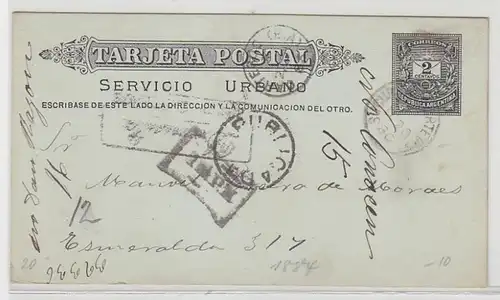 14127 carte complète rare Argentine 1884.