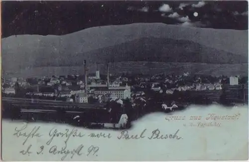 14073 Ak Gruss aus Neustadt an der Tafelfichte 1899