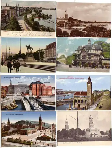 14065/8 Le gratte-ciel d'Ak Hamburg, etc. vers 1920