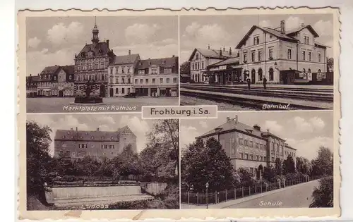 14043 Ak Frohburg Gare, école, etc. vers 1940