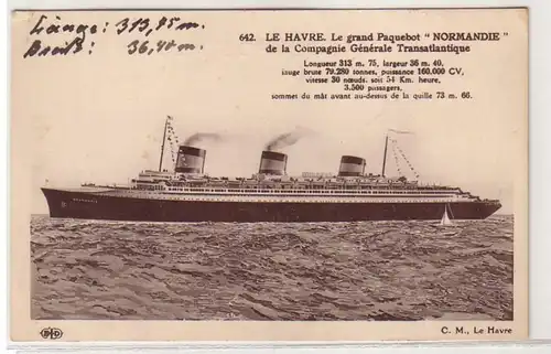 14039 Ak français Postpaper "Normandie" vers 1920