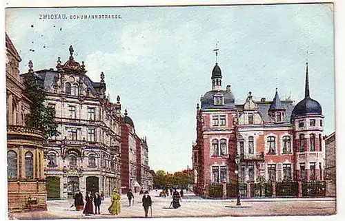 14036 Ak Zwickau Schumannstrasse 1913