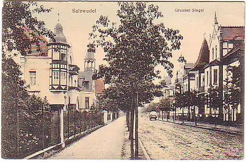 14024 Ak Salzwedel Grande Stegel Vue de la route 1911