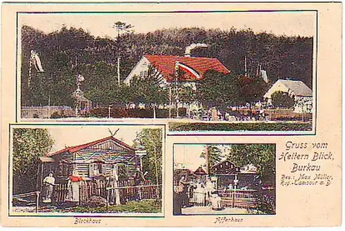 14019 Mehrbild Ak Gruß aus Burkau Gasthof 1907