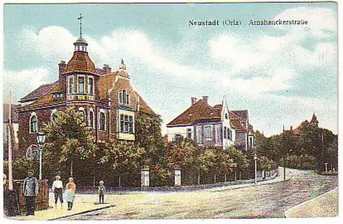 14004 Ak Neustadt Orla Arnshauckerstrasse um 1910