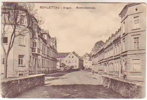 13989 Ak Schlettau dans l'Arche Buchholzerstraße 1917