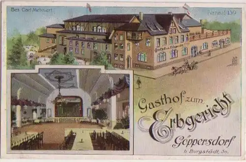13971 Ak Gasthof zum Erbgericht Göppersdorf um 1920