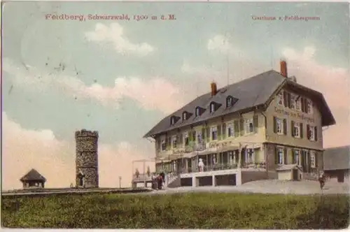 13943 Ak Feldberg Schwarzwald Hostal 1910