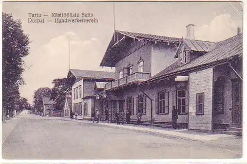 13940 Ak Dorpat Estonie Artisans Maison vers 1910