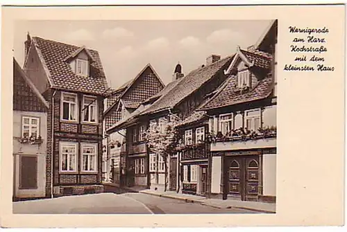 13939 Ak Wernigerode am Harz Kochstraße 1957