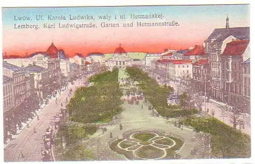 13937 Feldpost Ak Lemberg Karl Ludwigstraße 1918