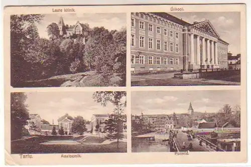 13931 Mehrbild Ak Tartu Dorpat Estland 1922