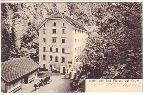 13926 Ak Hotel und Bad Pfäfers bei Ragaz 1908