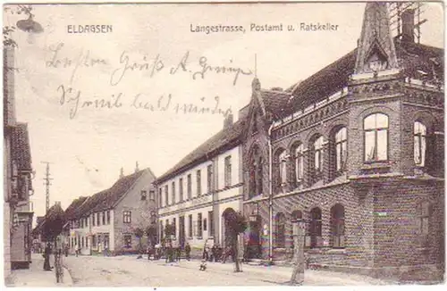 13920 Feldpost Ak Eldagsen Langestrasse 1915