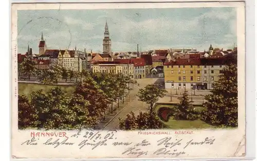13910 Ak Hannover Friedrichswall Vieille ville 1902