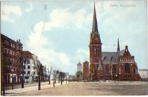 13893 Ak Lehe Pauluskirche um 1910