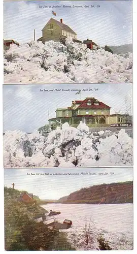 13886/3 Ak Lewiston Micchigan im Winter um 1910