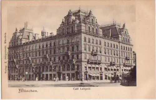 13885 Ak Munich Cafe' Luitpold vers 1900