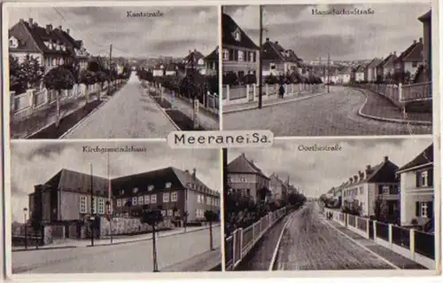 13853 Mehrbild Ak Meerane Kantstrasse 1942