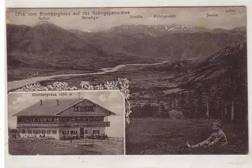 13826 Ak Unterkunftshaus Blomberg bei Bad Tölz um 1930