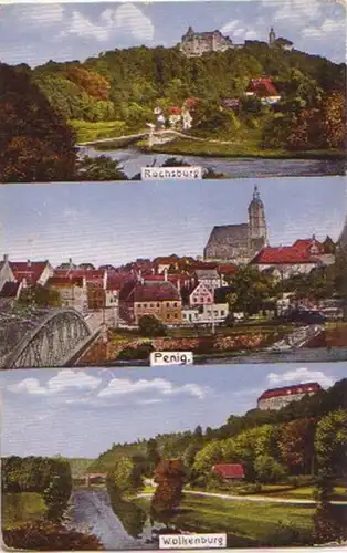 13786 Multi-image Ak Rochsburg Penig Wolkenburg 1931