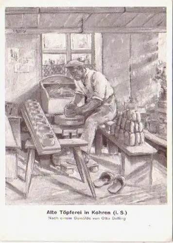 13762 Ak Kohren-Sahli ancienne poterie vers 1940