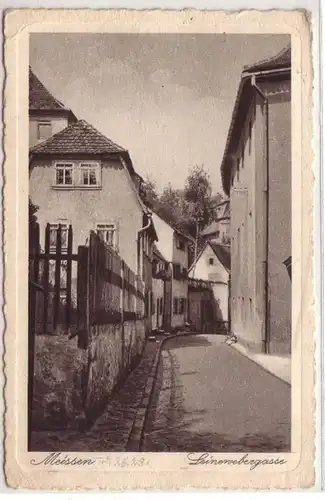 13753 Ak Meissen Leinewebergasse 1928