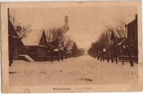 13731 Feldpost Ak Brest Litovsk la "G" Street 1917