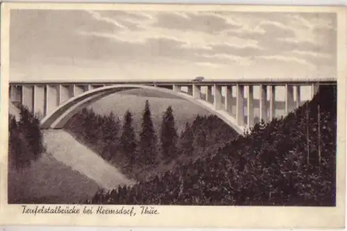 13723 Ak Dienstalbrücke près de Hermsdorf Thür. 1938