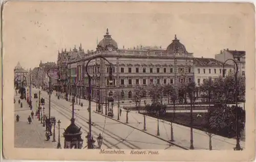13722 Ak Mannheim Kaiserl. Post 1918