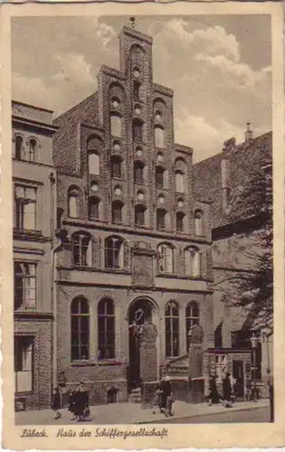 13714 Ak Lübeck Haus der Schiffergesellschaft 1940