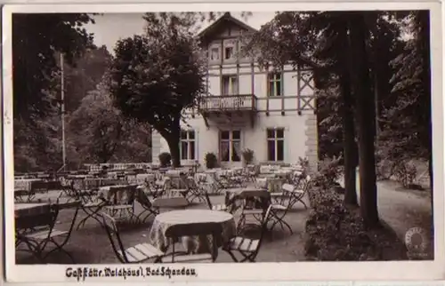13657 Ak Bad Schandau Gastät Waldhäus'l 1952