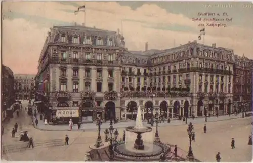 13647 Ak Frankfurt am Main Hotel am Kaiserplatz 1909