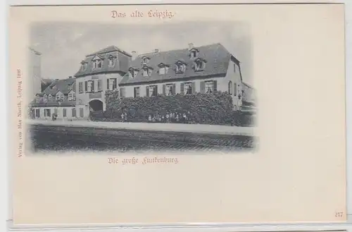 13633 Ak Leipzig die große Funkenburg um 1900