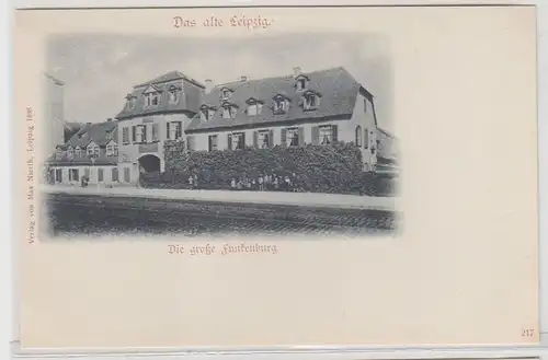 13633 Ak Leipzig la grande Funkenburg vers 1900