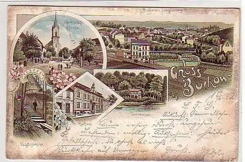 13617 Ak Lithographie Gruss aus Buckow 1898