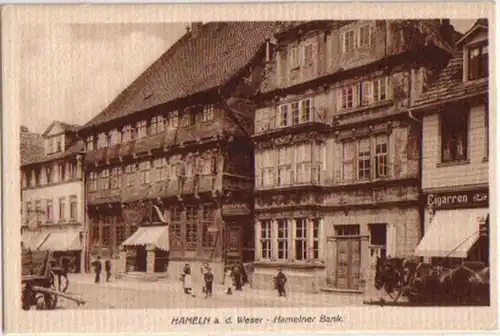 13611 Ak Hameln a.d. Weser Hamnelner Bank vers 1920