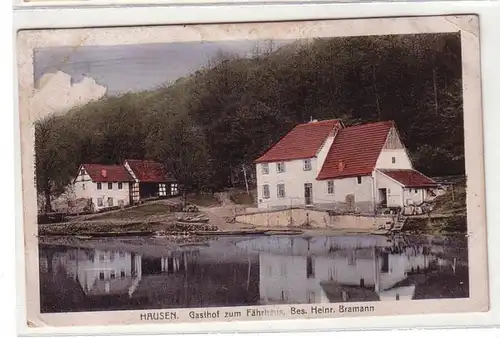 13603 Ak Hausen Gasthof au ferry house 1919