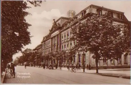 13592 Ak Darmstadt poste principal vers 1930