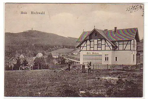 13588 Ak Hain dans le Haut-Forêt Café Waldheim vers 1910