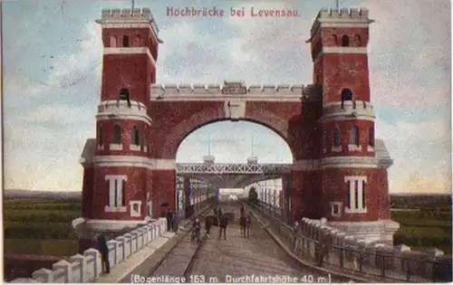 13537 Ak Haut pont à Levensau 1910
